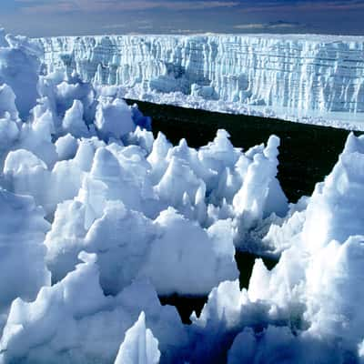 Kilimanjaro glacier, Tanzania