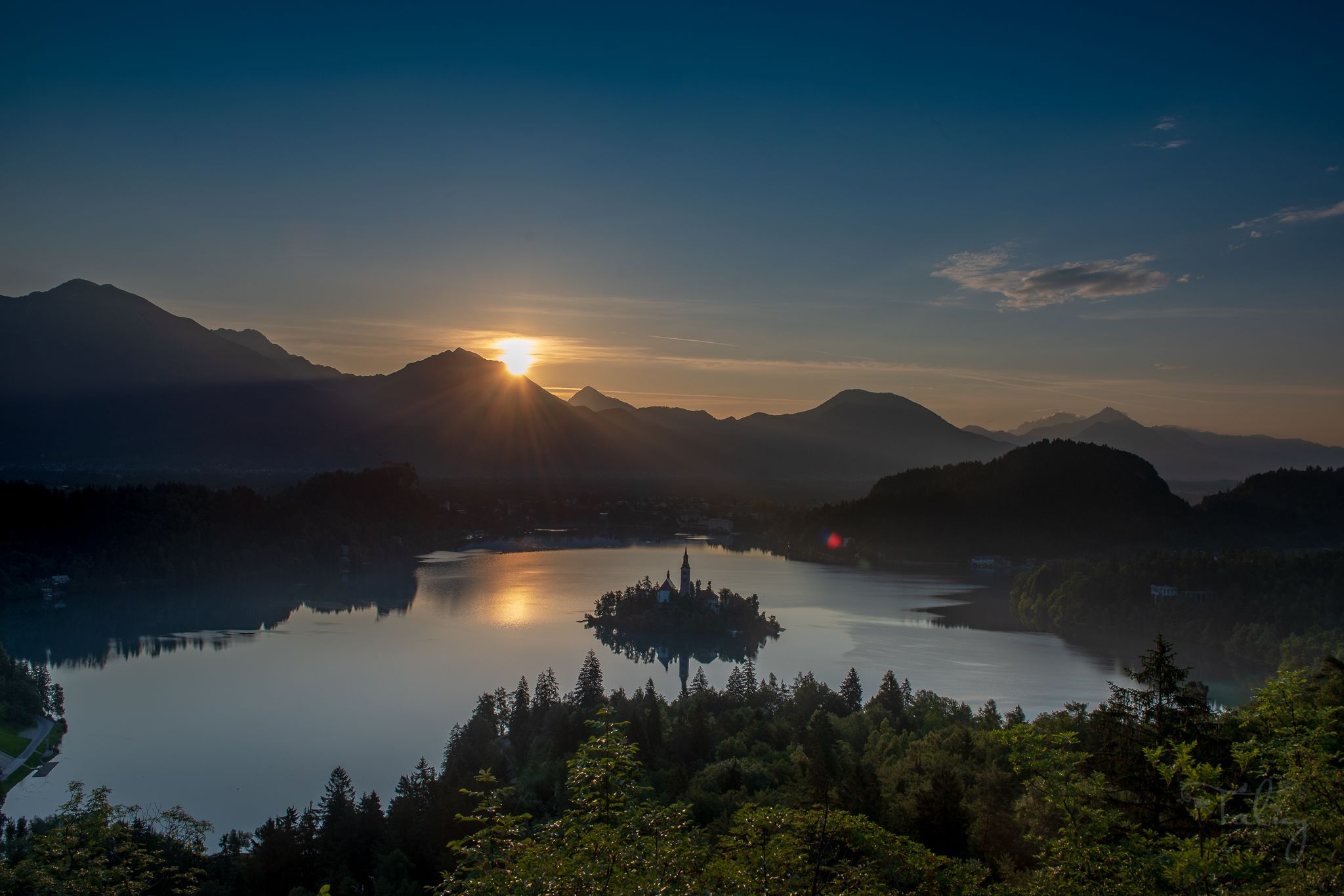 Lake Bled, Mala Osojnica Overlook, Slovenia