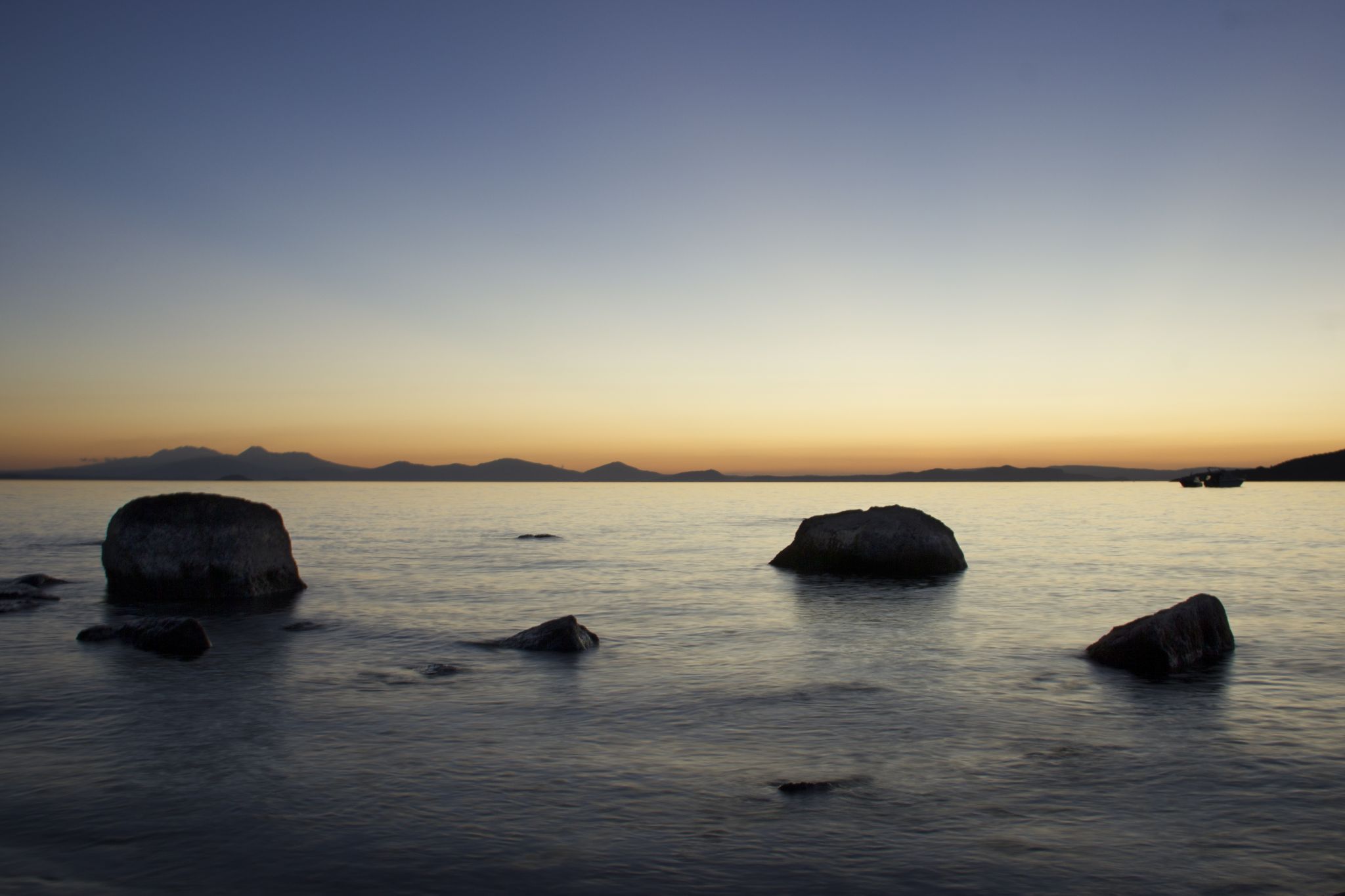 Lake Taupo sunset, New Zealand