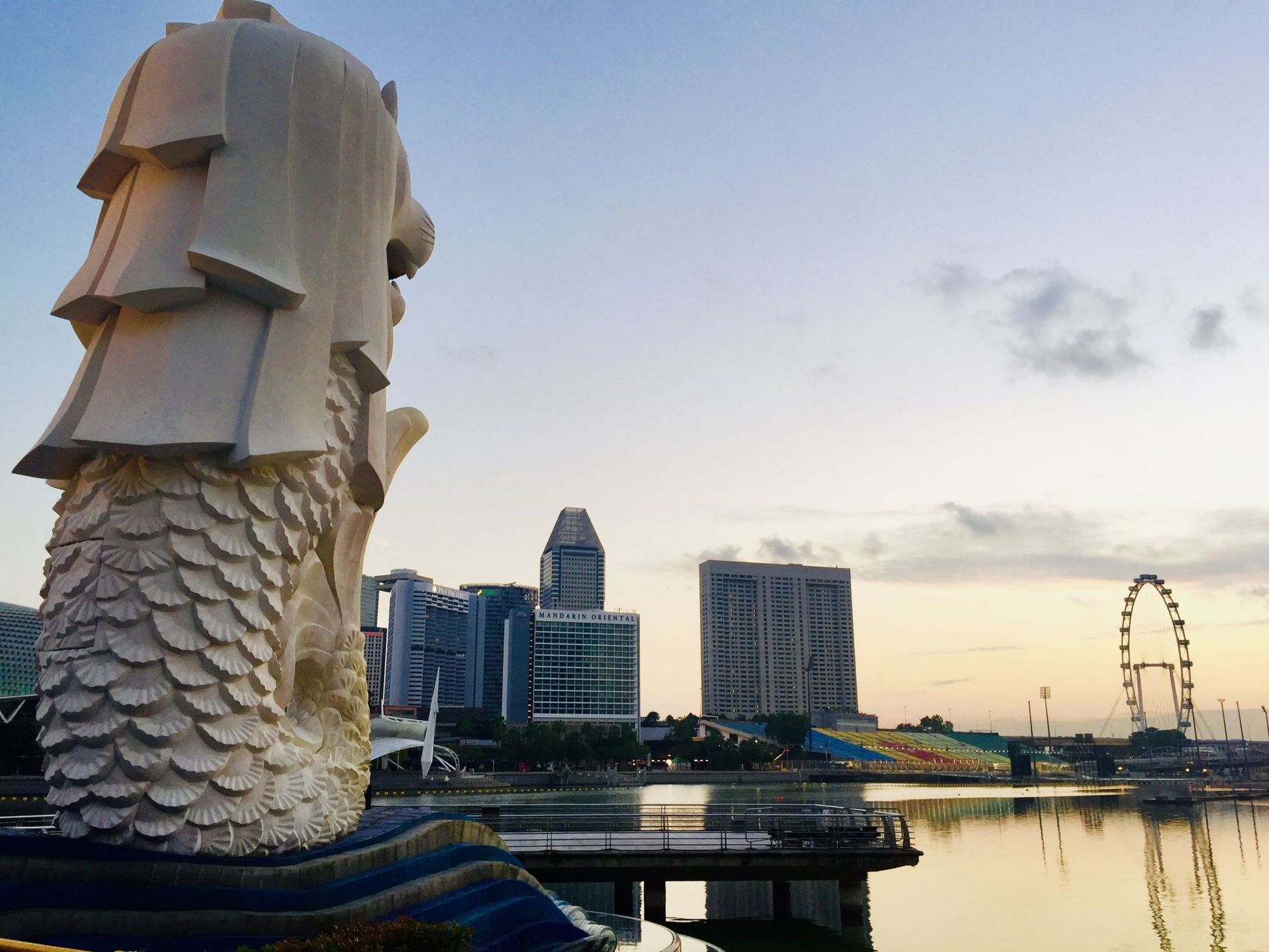 Close-up of the Merlion, Singapore
