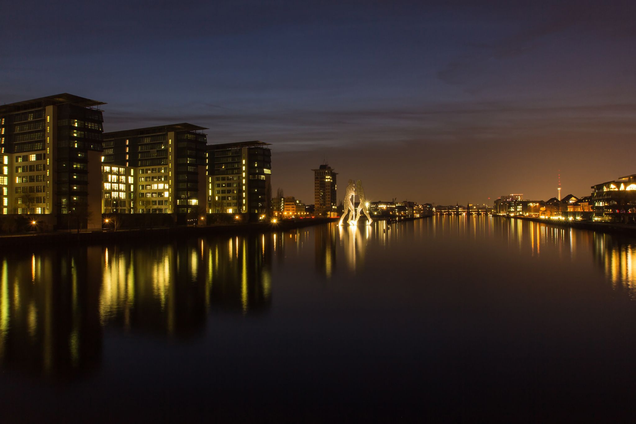 View from the Elsenbridge, Berlin, Germany