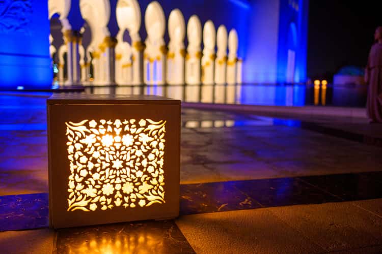 Pillars of Sheikh Zayed Mosque, Abu Dhabi