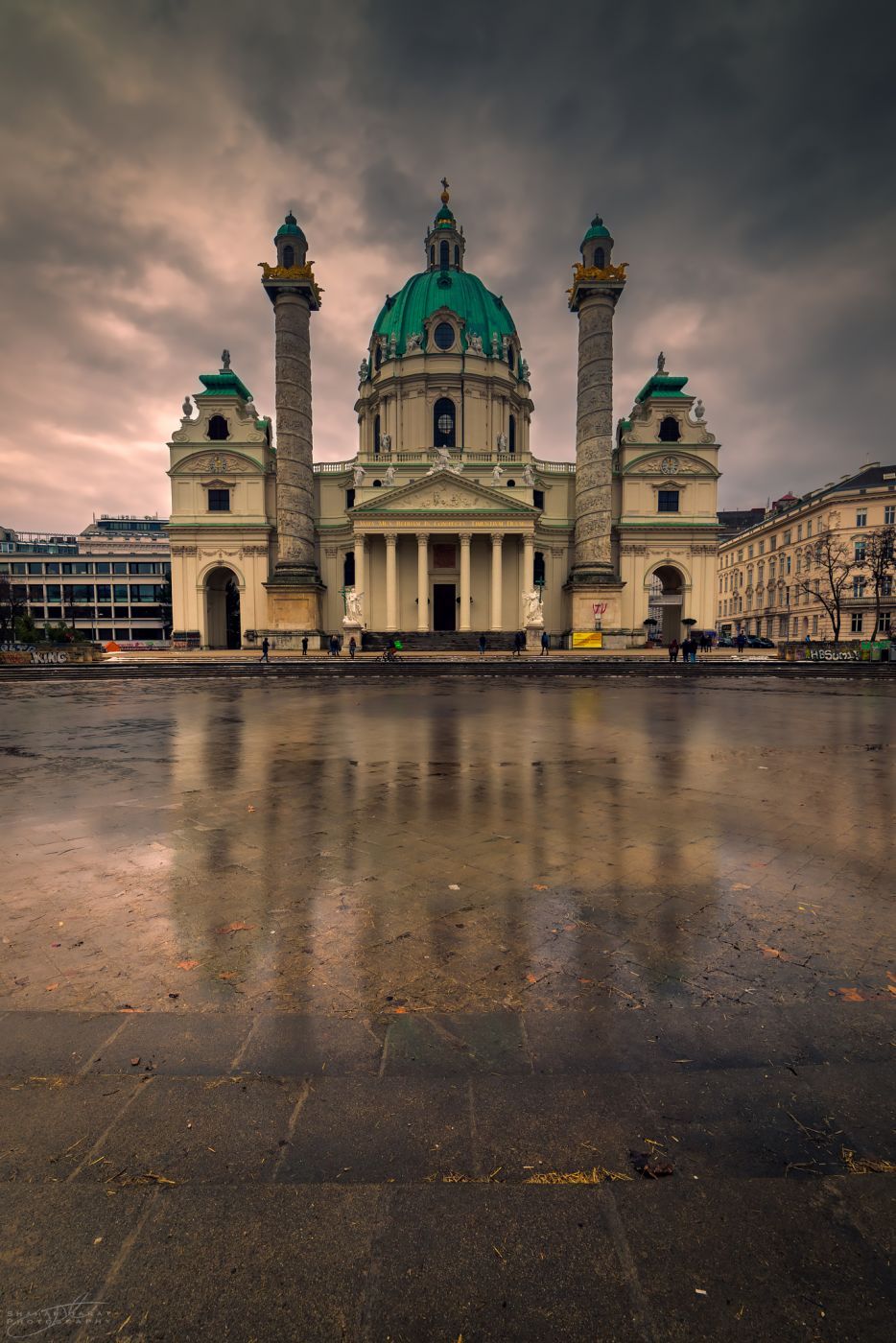St. Charles Church, Vienna , Austria