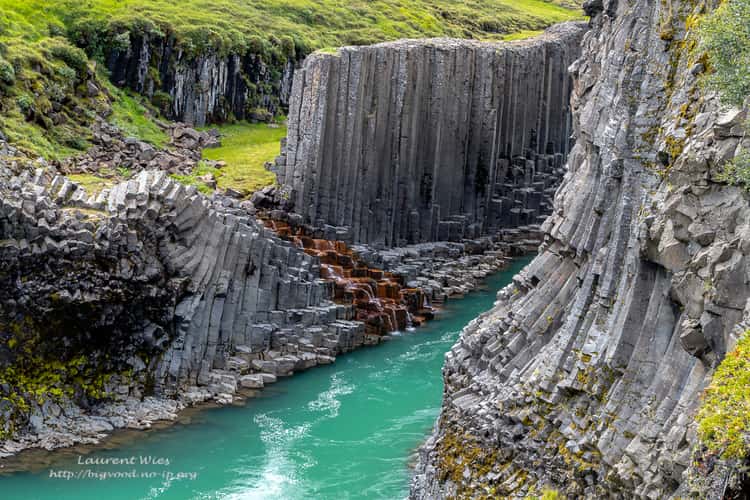 Stuðlagil Basalt Canyon