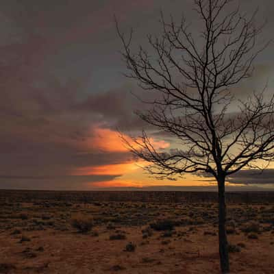 Sunset at Homolovi State Park, USA