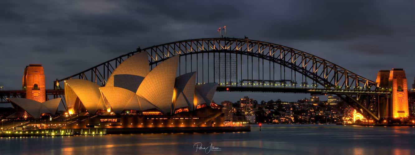 Sydney opera House and Harbour Bridge