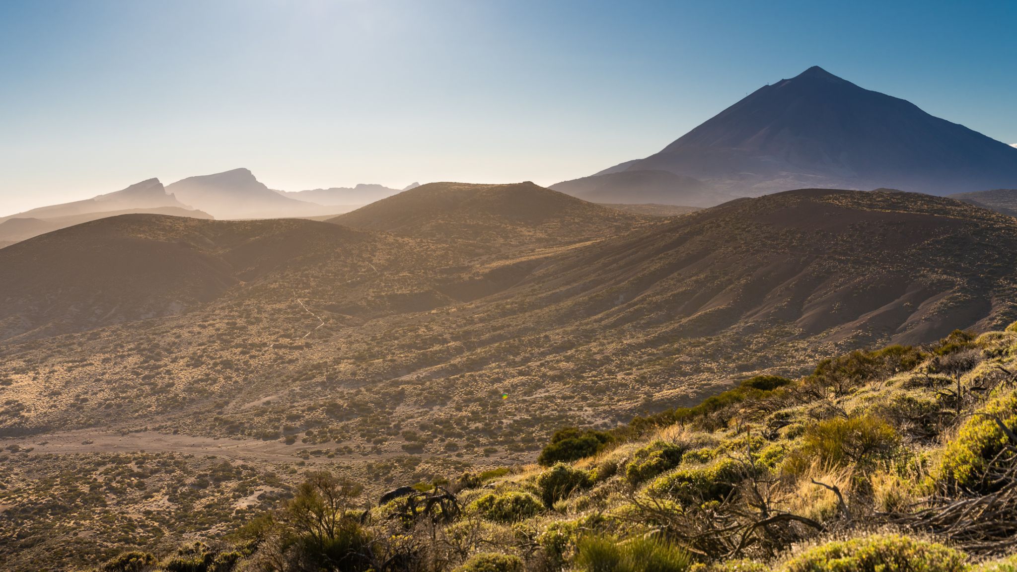 Teide Volcano viewed from Observatory, Spain