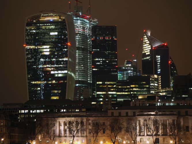 The City of London from across the river