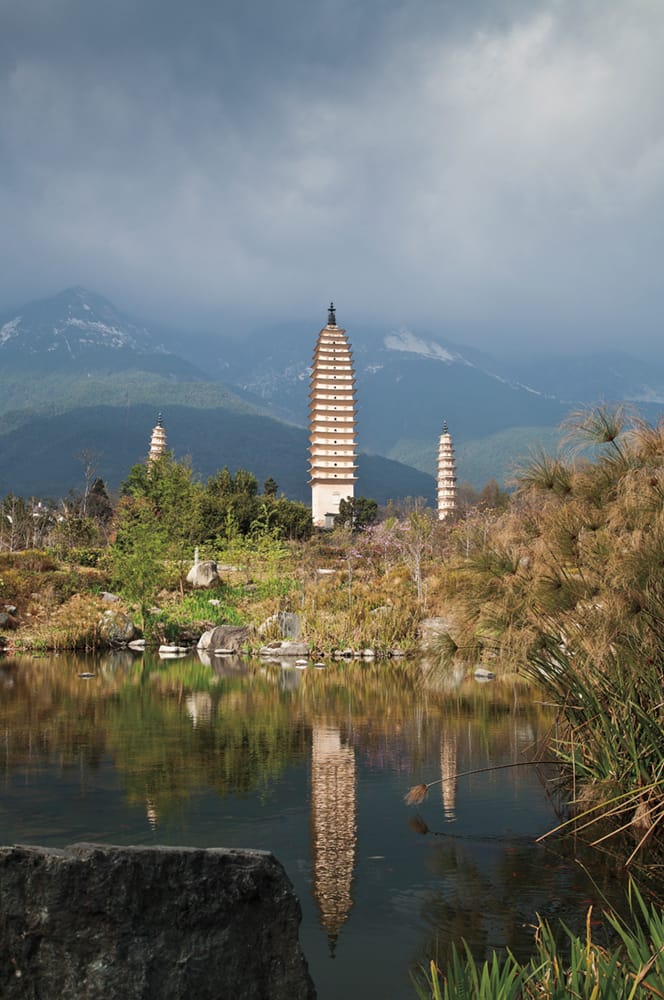 Three Pagodas of Dali, China