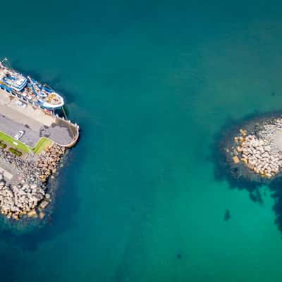 Ulladulla gap in the breakwater NSW, Australia