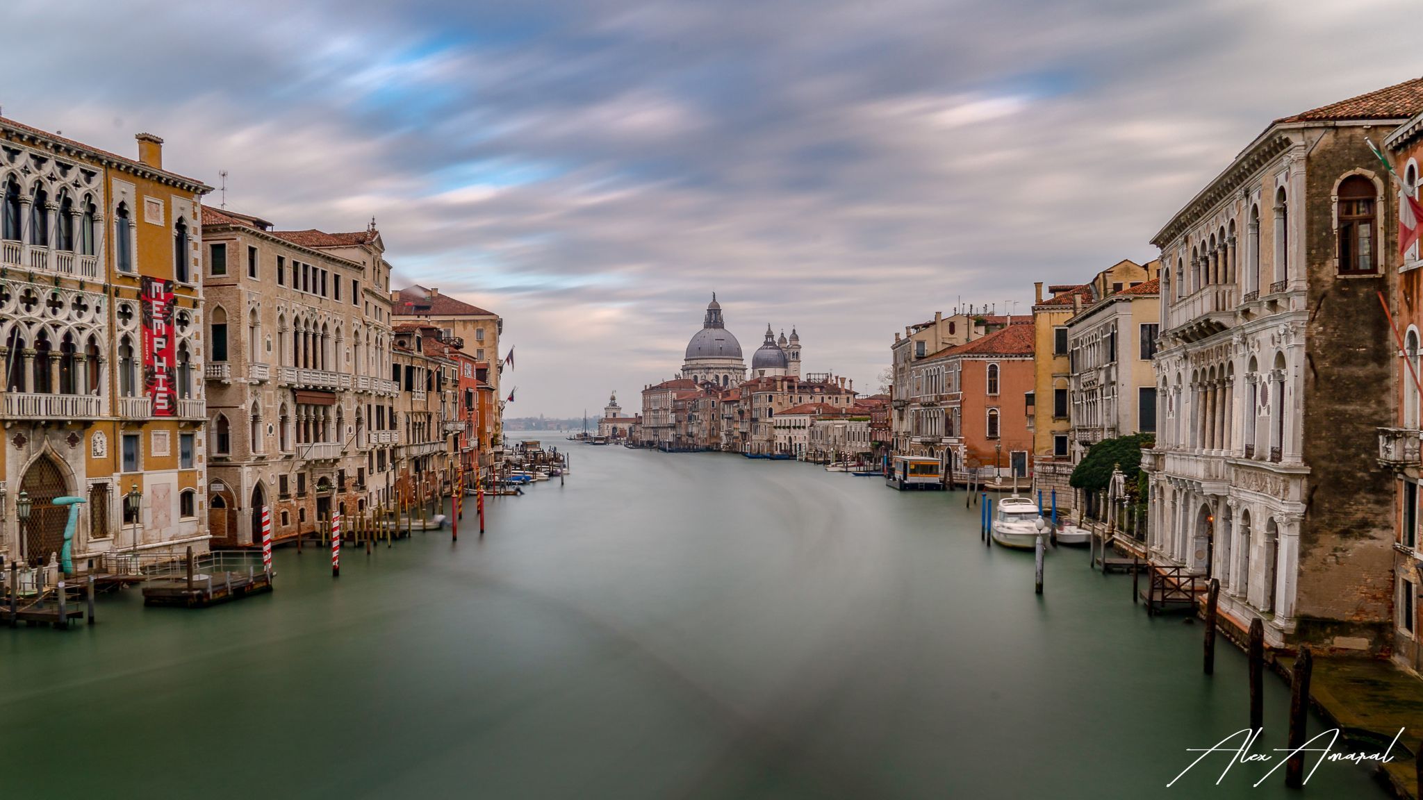 View from Ponte dell'Accademia, Venice, Italy