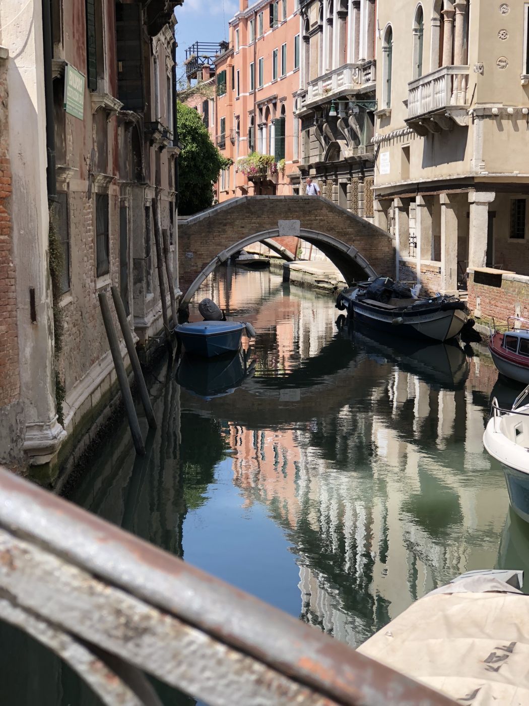 Venice water reflections, Italy