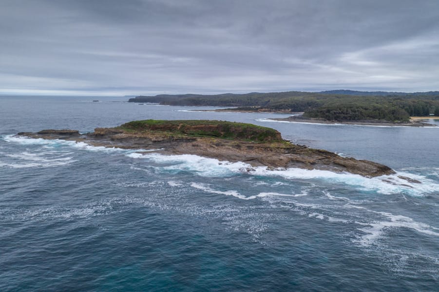 Wasp Island at Murramarang, South Coast NSW, Australia