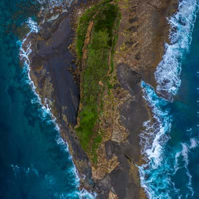 Wasp Island from above at Murramarang, South Coast NSW, Australia