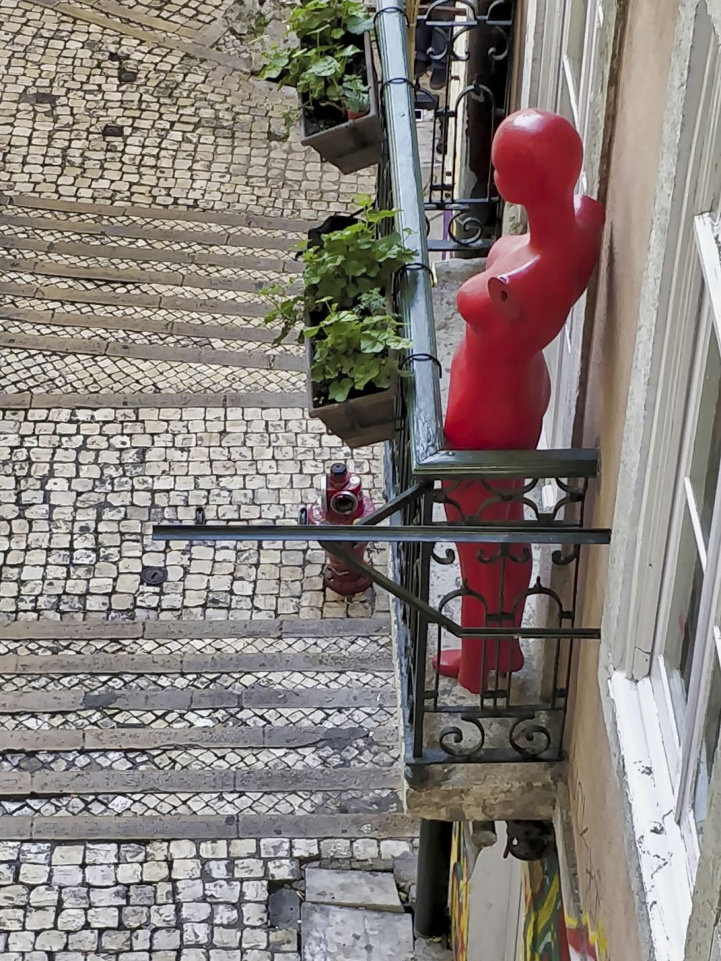 Watching the passerbies, Portugal