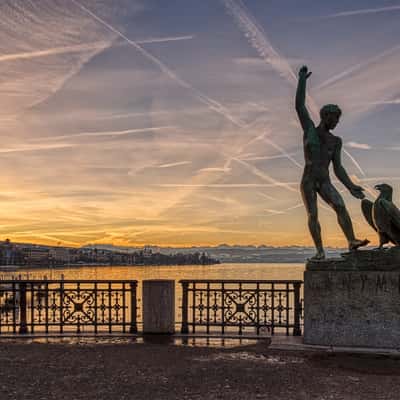 Zürich Bürkliplatz, Switzerland