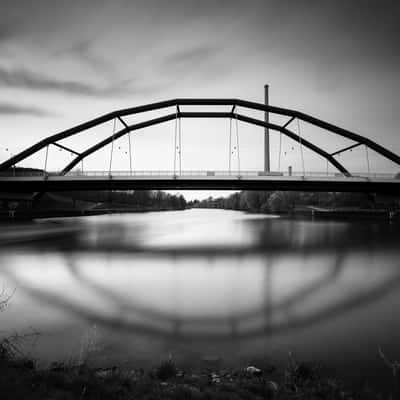 A view on the Ostspange Bridge, Germany