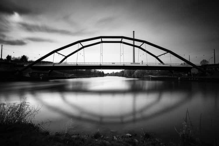 A view on the Ostspange Bridge