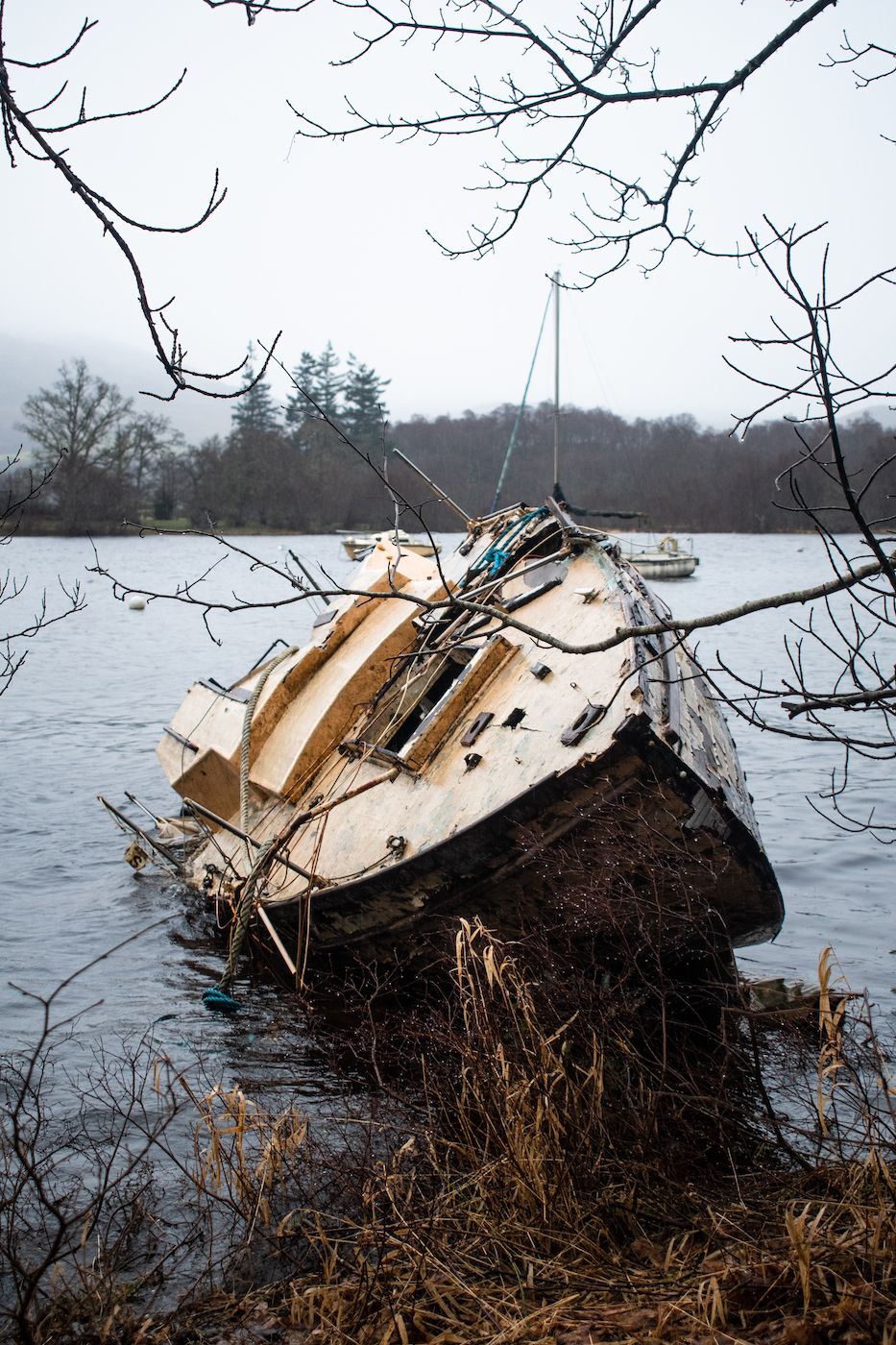 Abandoned Boats, Loch Ness, United Kingdom