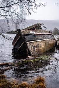Abandoned Boats, Loch Ness