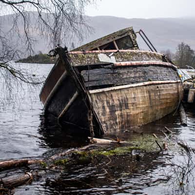 Abandoned Boats, Loch Ness, United Kingdom