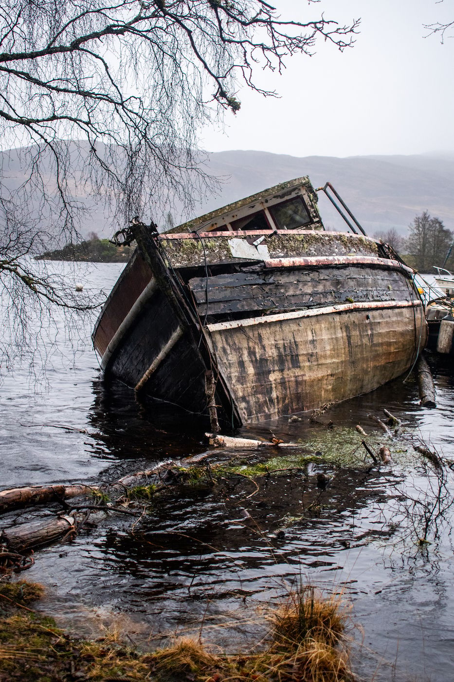 Abandoned Boats, Loch Ness, United Kingdom