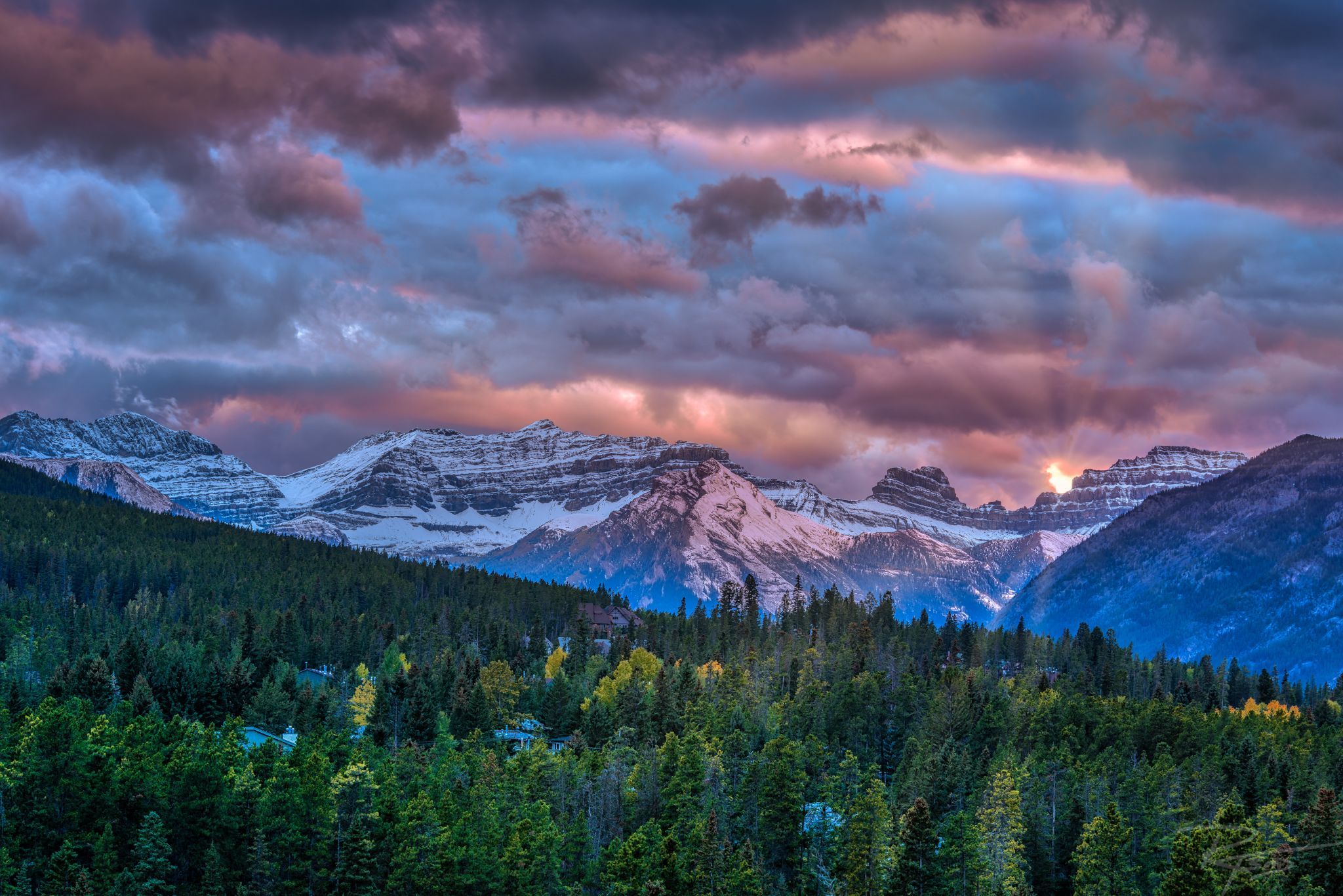 Banff View to the Northwest, Canada