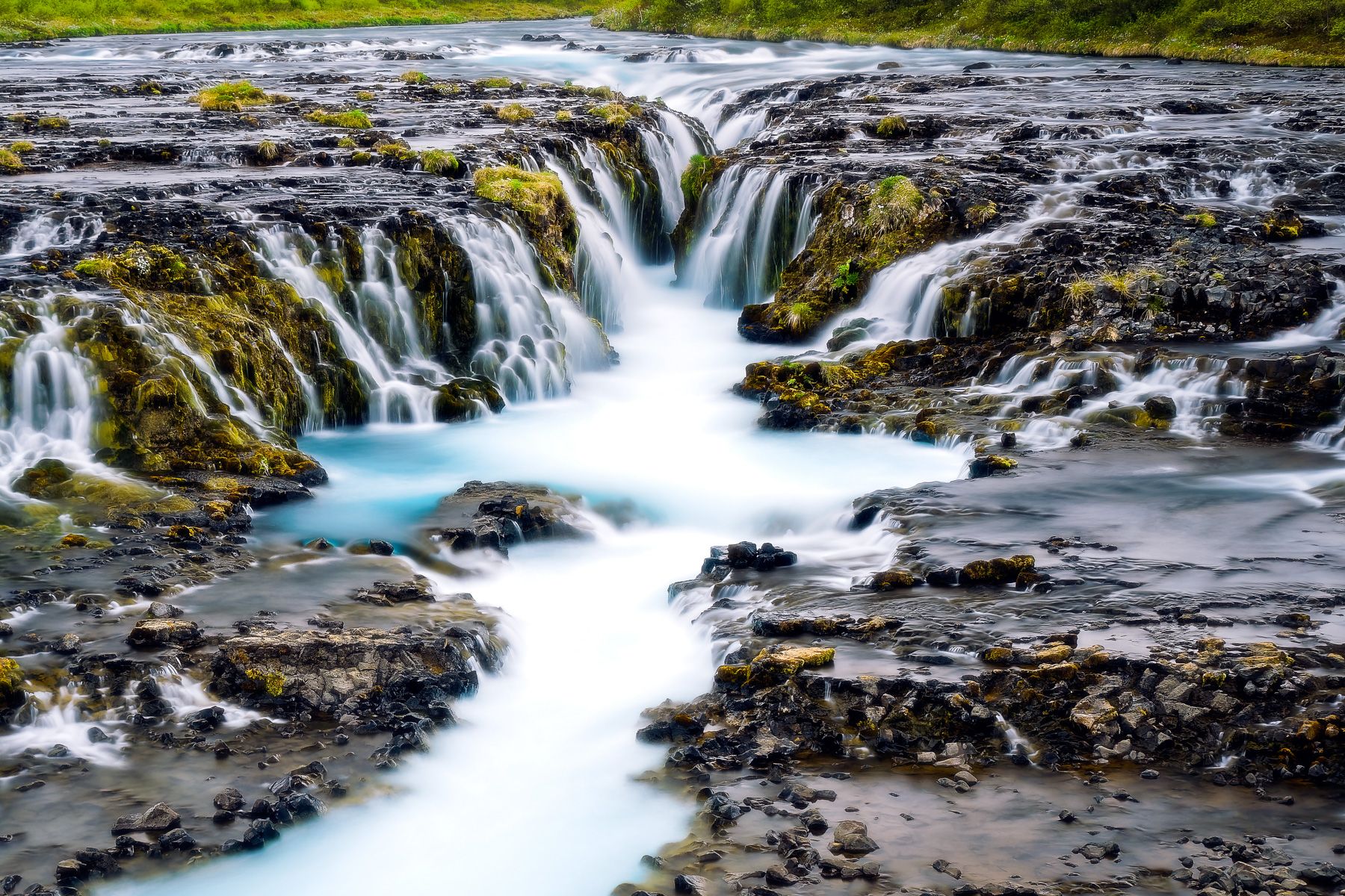 Bruarfoss Waterfall, Iceland