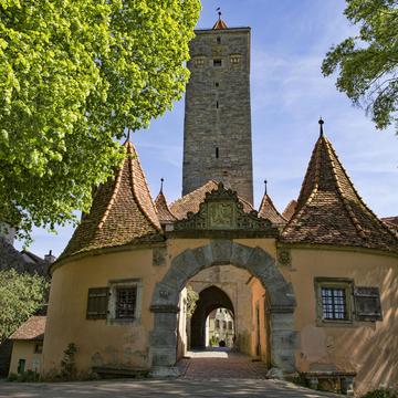 Rothenburg ob der Tauber, Castle Gate, Germany