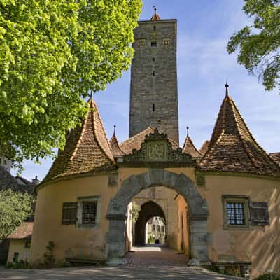 Rothenburg ob der Tauber, Castle Gate, Germany