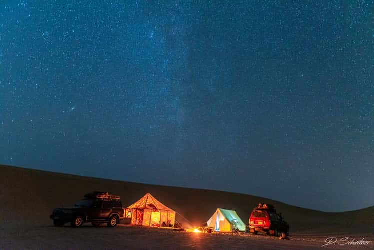 Camping in the Desert