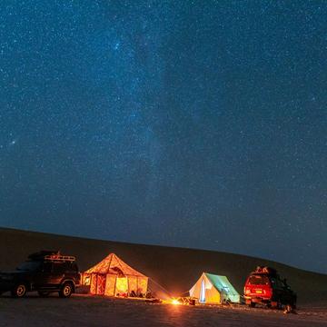 Camping in the Desert, Egypt