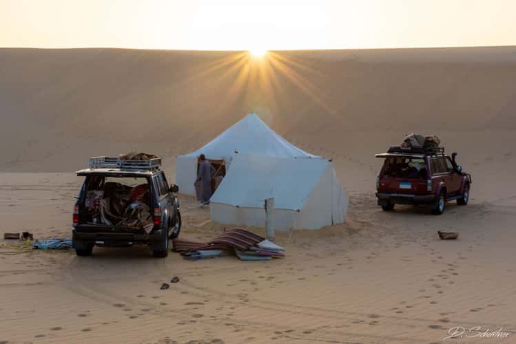 Camping in the Desert