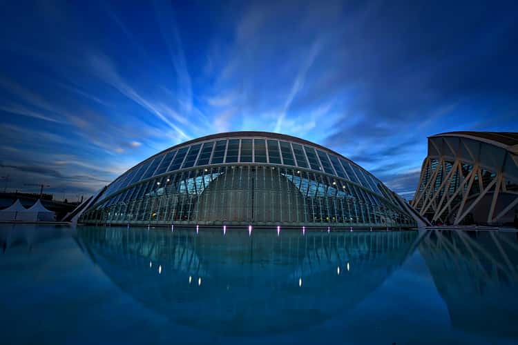 Hemisféric from the side, Valencia