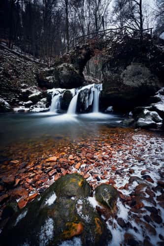 Classic View of Schiessentümpel Cascade