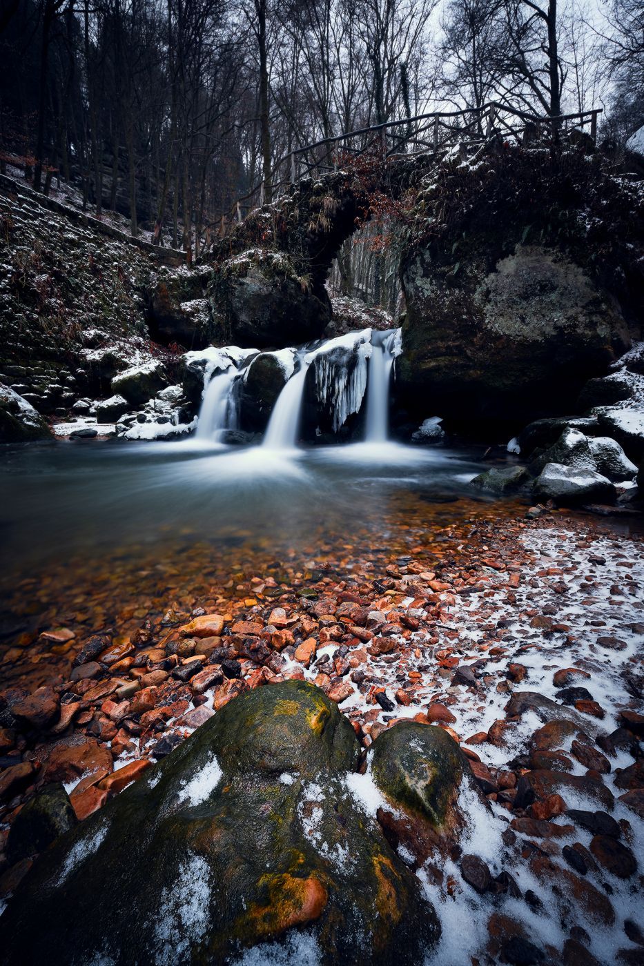 Classic View of Schiessentümpel Cascade, Luxembourg