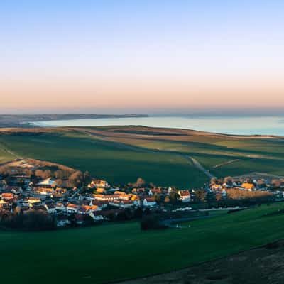 Côte d'Opale - golden hour, France