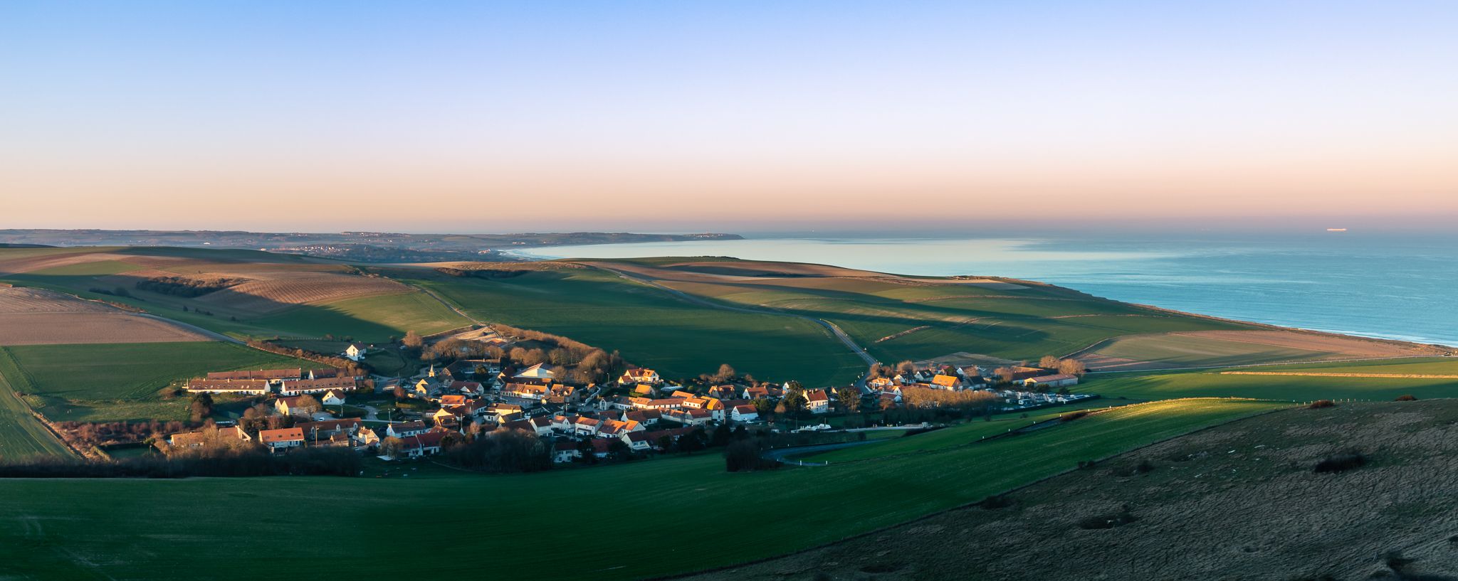 Côte d'Opale - golden hour, France