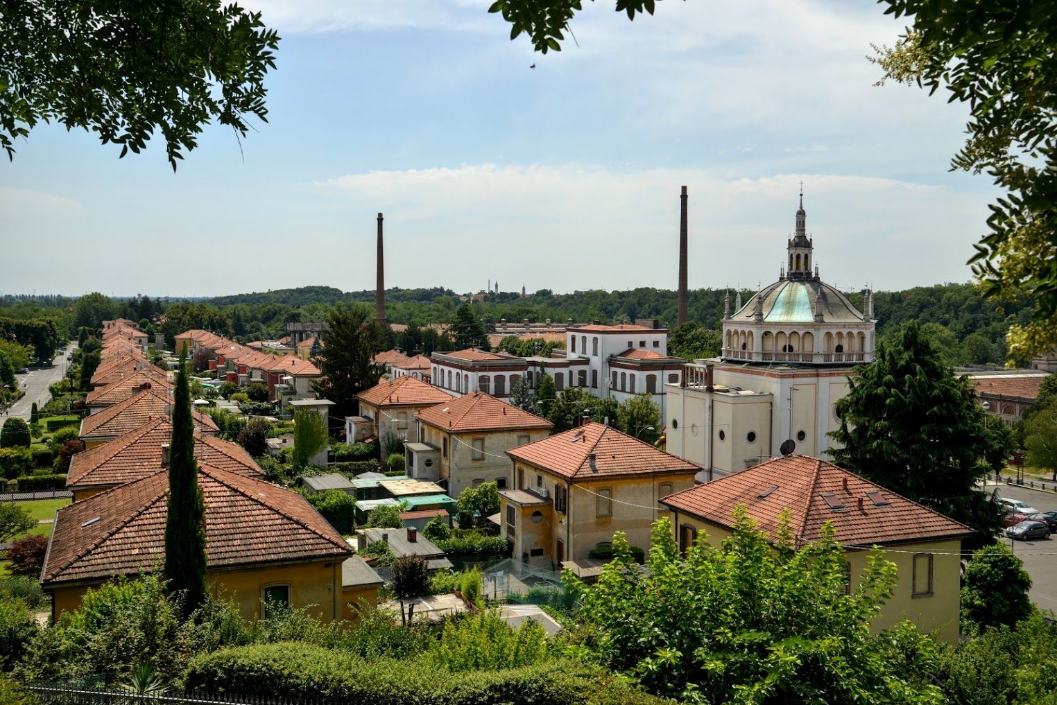 Crespi d'Adda village, Italy