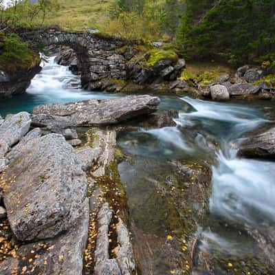 Dry stone bridge, Norway