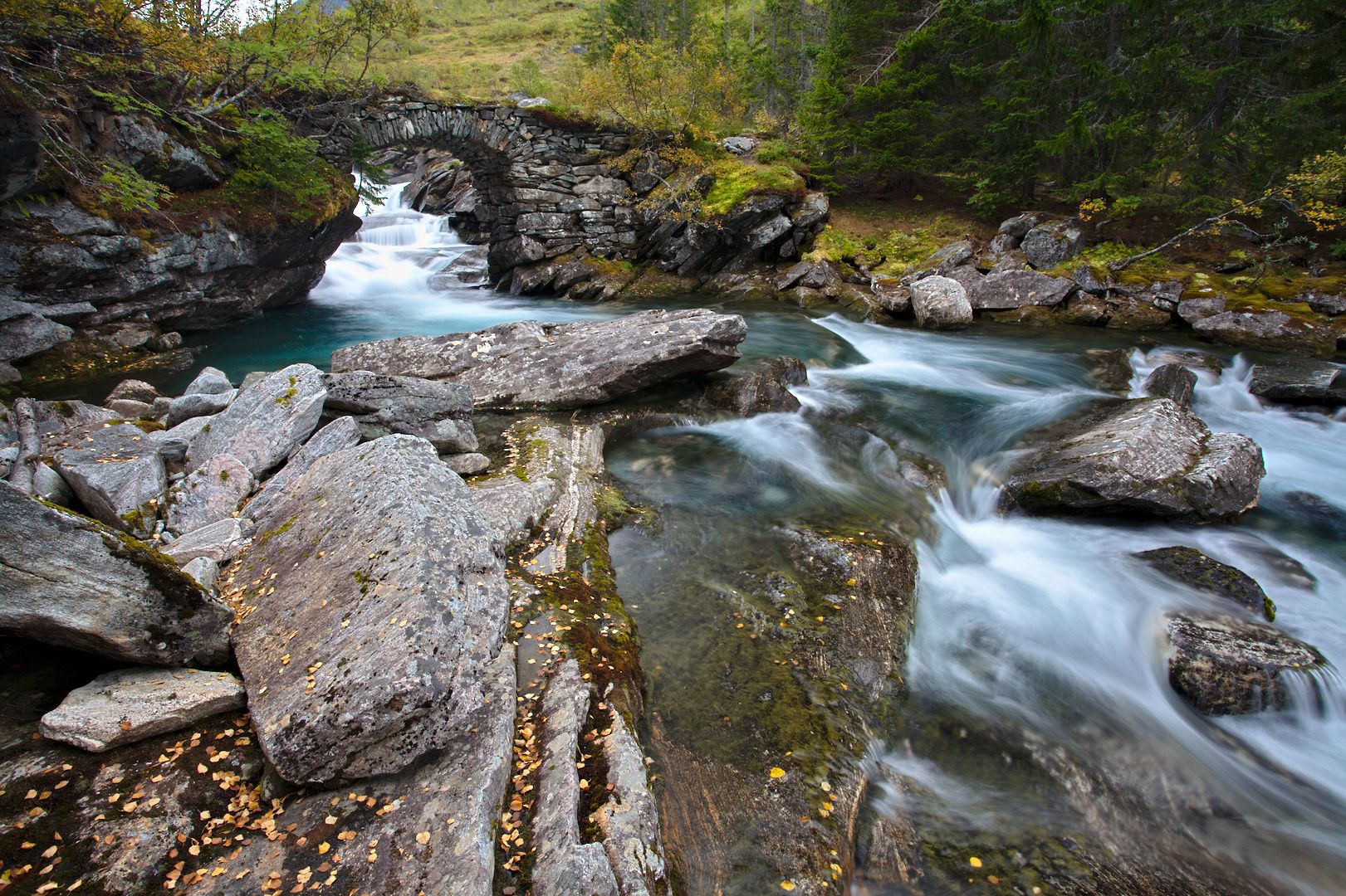 Dry stone bridge, Norway