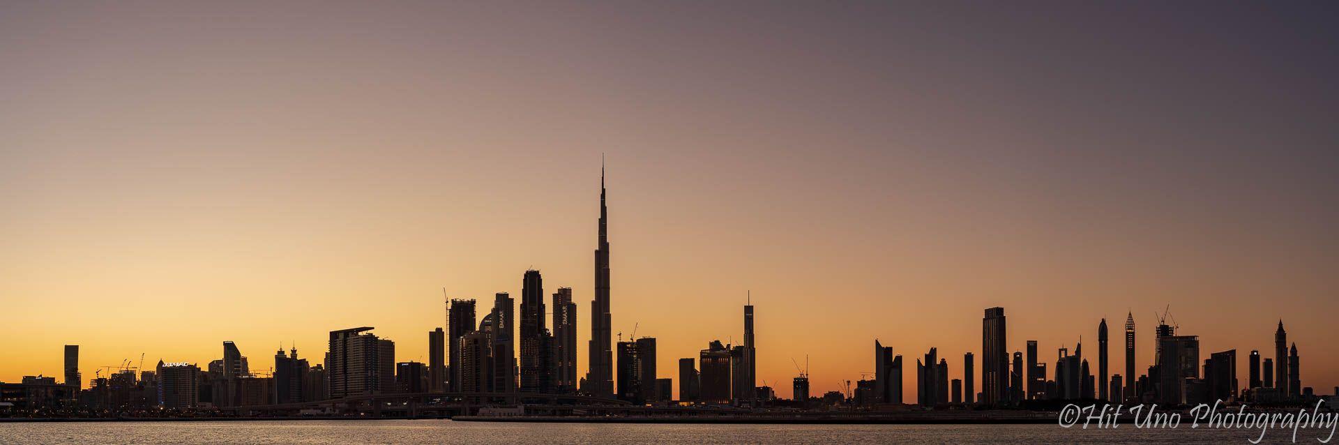 Dubai city panorama, United Arab Emirates