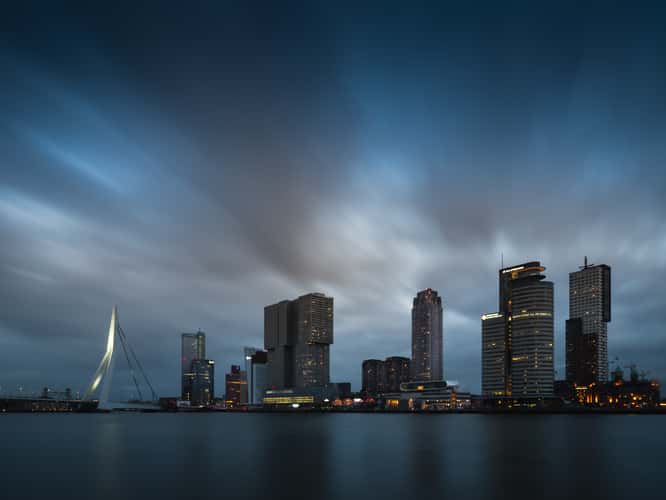 Erasmus Bridge (south view), Rotterdam