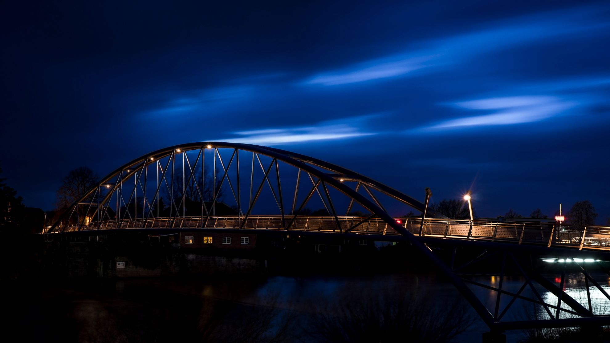 Footbridge Nienburg, Germany
