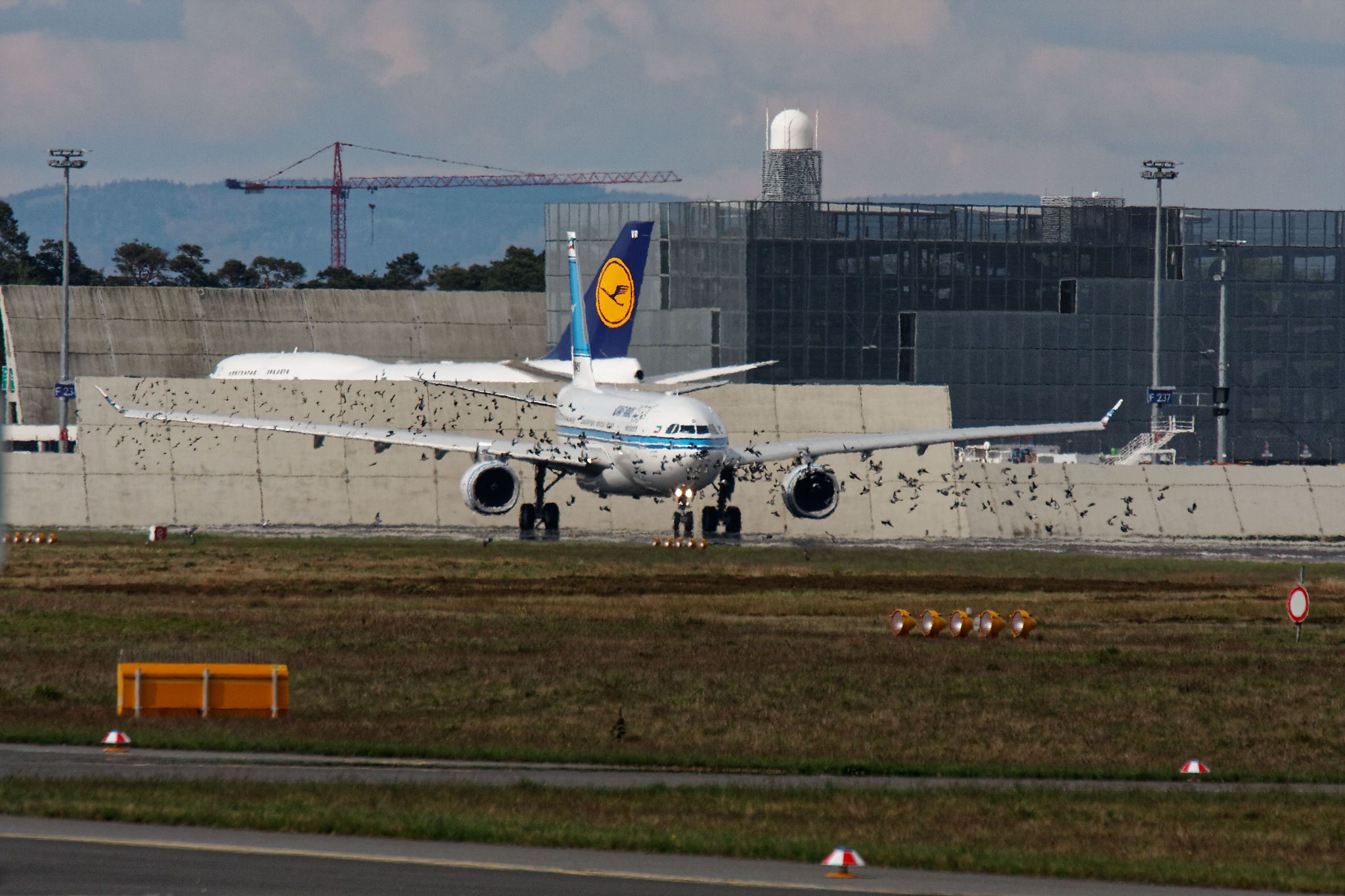 Frankfurt Airport Spotter Point Startbahn West, Germany