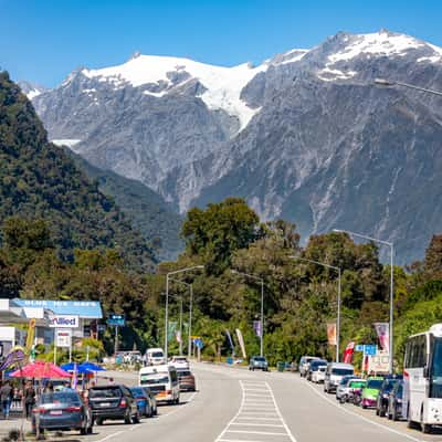 Franz Josef  the town South Island, New Zealand