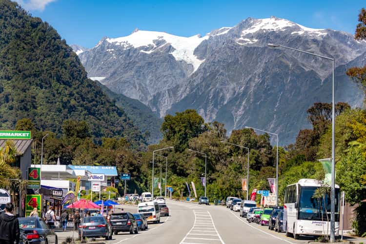 Franz Josef  the town South Island