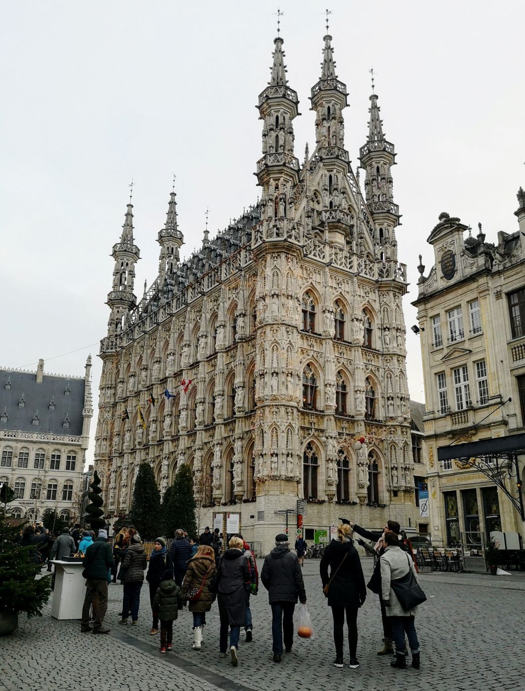 Historical Leuven Town Hall, Belgium