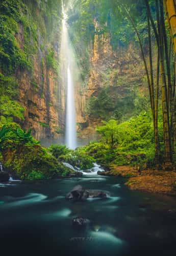 Kapas Biru Waterfall