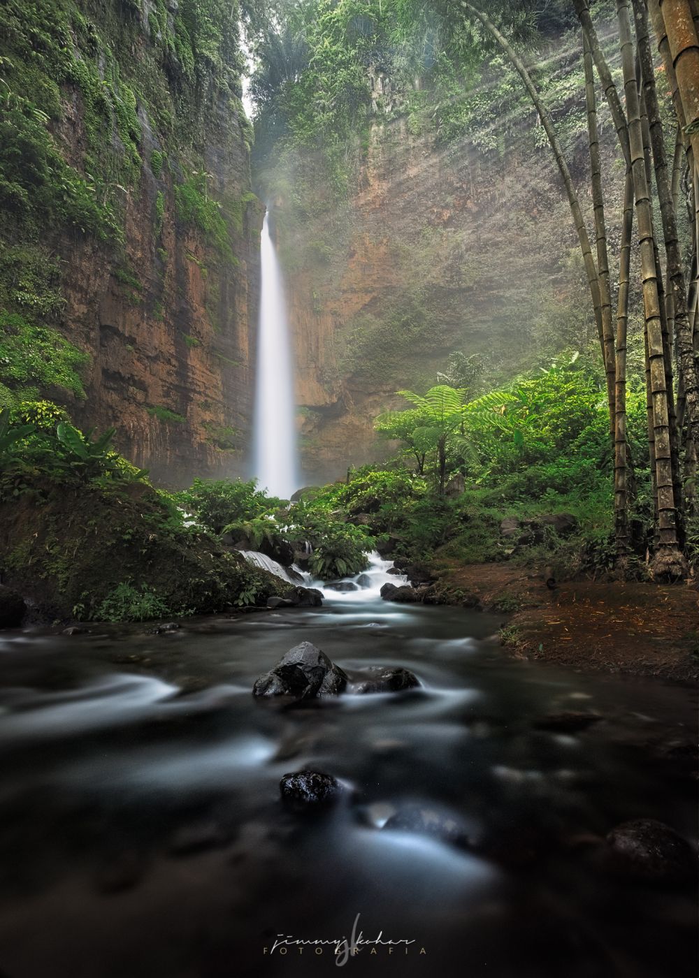 Kapas Biru Waterfall, Indonesia